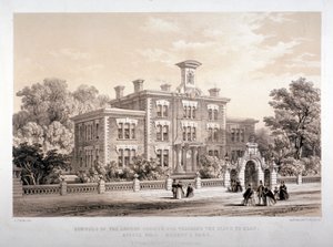 Kör insanlara öğretmek için London Society Schools, Avenue Road, Marylebone, London, c1860. by Day and Son