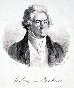 Ludwig van Beethoven (1770-1827) 1824 (lito) by Deker Deker