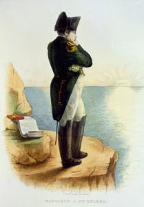 Napolyon, Saint Helena adasında, E. Mennechet tarafından Le Plutarque Francais