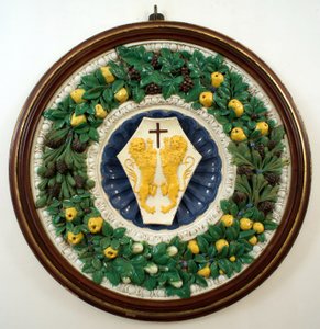 Lotteringhi della Stufa ailesinin arması by Della Robbia (workshop of)