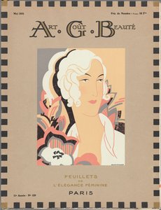 The Fashion Magazine as Temptress Art - Taste - Beauty, Broşürler Feminen Zarafet, Mayıs 1931, Sayı 129, 11. Yıl (nesnenin başlığı) by Delovincourt