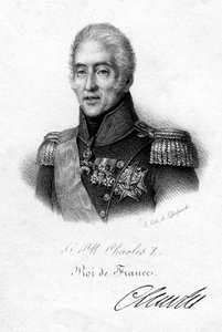 Charles X, Fransa Kralı, 19. yüzyıl.
