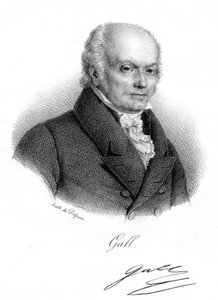 Franz Joseph Gall, Alman doktor ve Phrenology'nin kurucusu, c1820