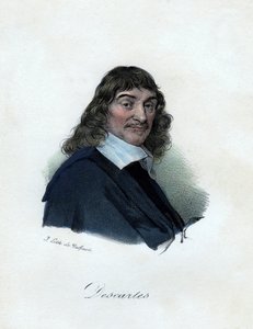 Rene Descartes, Fransız filozof, matematikçi ve bilim adamı, c 19. yüzyıl.