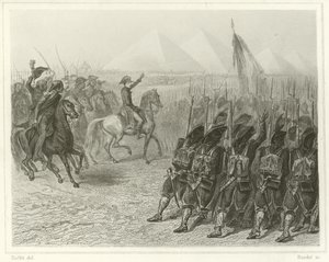 Piramitlerin Savaşı by Denis Auguste Marie Raffet
