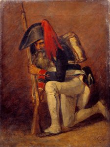 Denis Auguste Raffet (1804-1860) tarafından Birinci Cumhuriyet Resminin askeri 19. yüzyıl Güneşi. 0.31x0.23m by Denis Auguste Marie Raffet