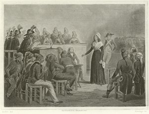 Marie Antoinette Devrimci Mahkemede by Denis Auguste Marie Raffet
