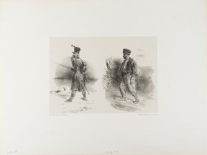 Stumped Sketch ile Sayfa by Denis Auguste Marie Raffet