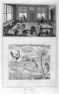 Mozaik yapımcıları, 1751-1777 by Denis Diderot