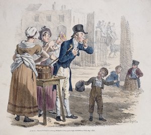Fırında Patates Satıcısı, 1821 by Denis Dighton