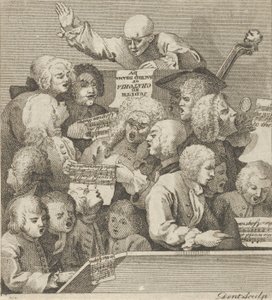 Şarkıcılar Korosu, ca. 1800.