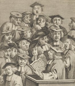 Bir Konferansta Bilginler, ca. 1800.