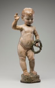 Christ Child (çok renkli süslemeli sıva)