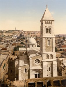 Aziz Kurtarıcı Kilisesi, Kudüs, Kutsal Topraklar, c.1890-c.1900 (fotokrom baskı) by Detroit Photographic Co.