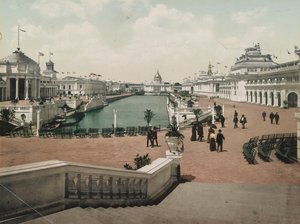 Büyük Mahkeme, Trans-Mississippi Sergisi, 1898 by Detroit Photographic Co.
