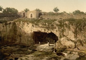 Kral mezarları, Kudüs, Kutsal Topraklar, c.1890-c.1900 (fotokrom baskı)