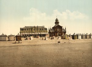 Plaj ve Kumarhane, Calais, Fransa, c.1900 by Detroit Publishing Co.