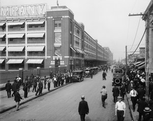 Saat dört vardiyası, Ford Motor Company, Detroit by Detroit Publishing Co.