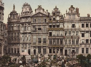 Grand Place, Brüksel, c.1900 by Detroit Publishing Co.