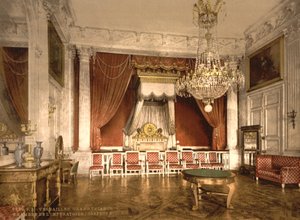 Grand Trianon, İmparatoriçenin odası, Versailles, c.1890-1900 by Detroit Publishing Co.
