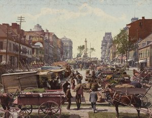 Jacques Cartier Meydanı, Montreal, 1901 by Detroit Publishing Co.