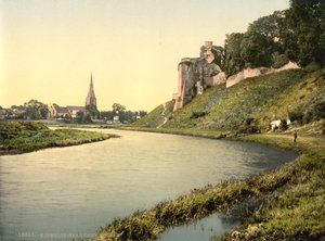 Kidwelly, Carmarthen, Galler, c.1890-1900 (fotokrom baskı) by Detroit Publishing Co.
