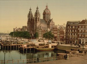 Nicholas Kilisesi, Amsterdam, 1890-90 by Detroit Publishing Co.
