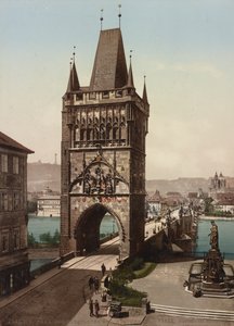 Eski Şehir Köprüsü Kulesi, Prag, 1905 by Detroit Publishing Co.