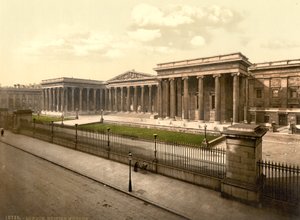 British Museum, Londra, c.1890-1900 (fotokrom) by Detroit Publishing Co.