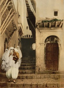 Develer Sokağı, Cezayir, c.1899 (fotokrom) by Detroit Publishing Co.