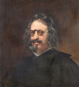 Francisco Gomez de Quevedo ve Villegas by Diego Rodriguez de Silva (studio of) Velazquez