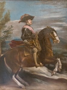Philip IV'ün atlı portresi by Diego Velázquez