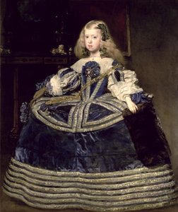 Mavi Elbiseli İnfanta Margarita Teresa by Diego Velázquez