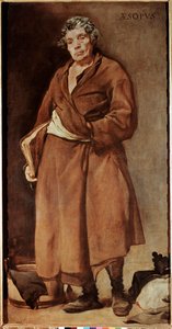 Ezop portresi, Yunan yazar (tuval üzerine yağlı boya by Diego Velázquez