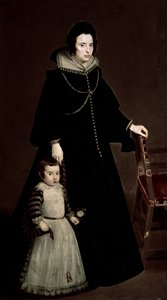 Doña Antonia de Ipeñarrieta'nın oğluyla birlikte portresi, 1631 dolayları (tuval üzerine yağlıboya)