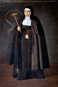 Abbess Jeronima de la Fuente, 1620. by Diego Velázquez