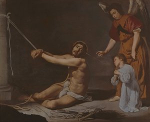 Christ After the Flagellation Contemplated by the Christian Soul, c.1628-9 
