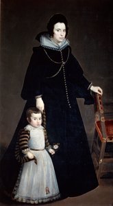 Dona Antonia Ifenarrietta ve Oğlu, 1631 by Diego Velázquez