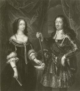 Medicisli Ferdinand ve eşi by Diego Velázquez