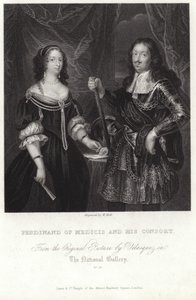 Medicisli Ferdinand ve eşinin portresi by Diego Velázquez
