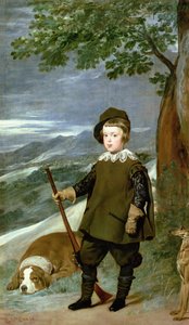 Prens Balthasar Carlos (1629-49) Avcı Kılığına Girmiş, 1635-36 by Diego Velázquez