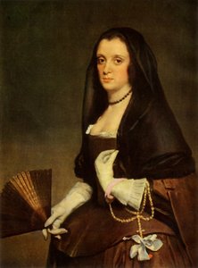 Yelpazeli Kadın, c1640, 1946. by Diego Velázquez