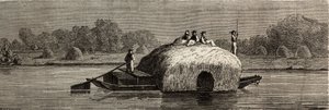 Tuna kıyılarında yem kesme, hasat etme ve taşıma. 1860 yılında Paris