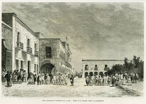 Valladolid Belediye Sarayı. Lancelot tarafından, Edouard Charton (1807-1890), Hachette, Paris tarafından yönetilen le tour du monde 1887