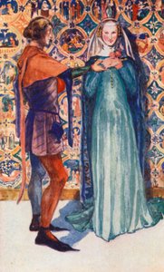 II. Edward Döneminde Bir Erkek ve Kadın 1307-1327 by Dion Clayton Calthrop