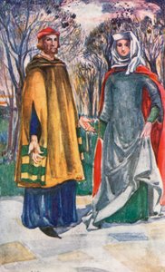 I. Edward Döneminde Bir Erkek ve Kadın 1272-1307 by Dion Clayton Calthrop