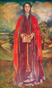 Henry I Zamanının Bir Kadını, 1907 by Dion Clayton Calthrop