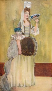 William ve Mary Zamanının Bir Kadını, 1907 by Dion Clayton Calthrop