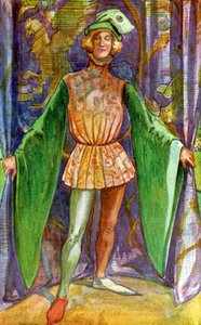 Man s costume in reign of Henry V (1413 -1422)