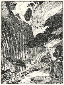 Dim Ormanı (gravür) by Dion Clayton Calthrop